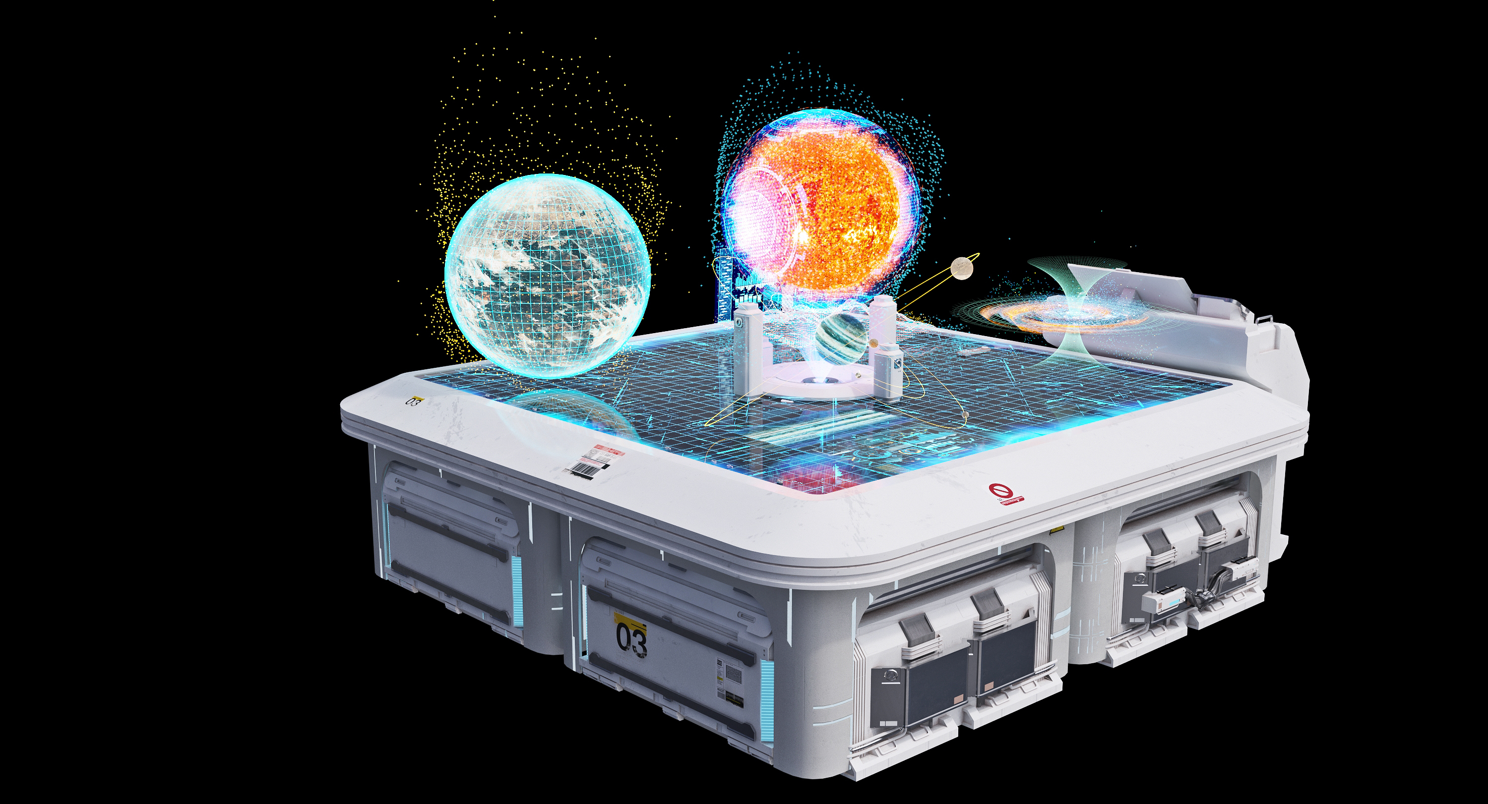 全息图表23d模型