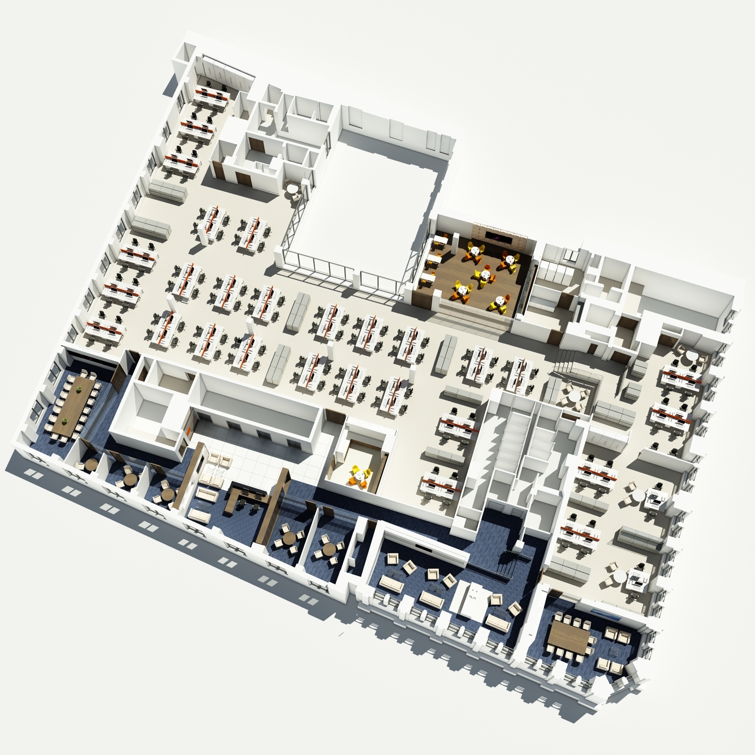 office plan 3d model