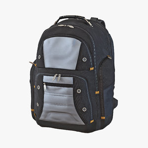 3d backpack 2 generic model