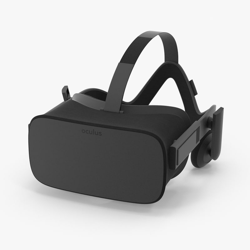 3d oculus rift headset model