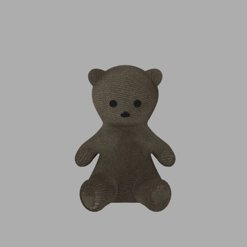 oasis teddy bear 3d