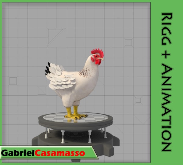 Blender Chicken Models TurboSquid