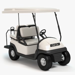 golf cart 3d model
