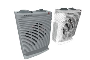 electric heater holmes 3d model