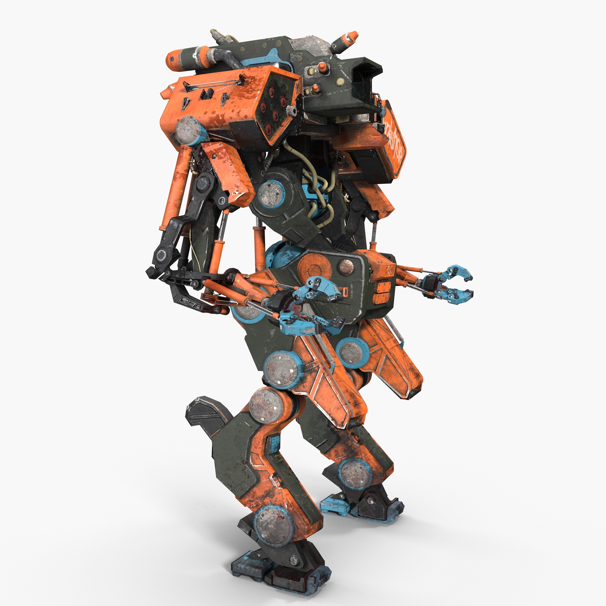 3d model robot punisher