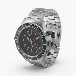 diving watch 3d max