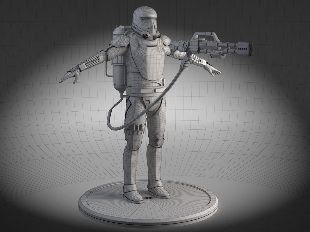 flametrooper 3d max