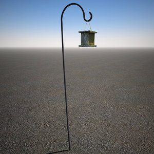 3d max realistic bird feeder