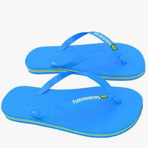 havaianas sandals 3d model