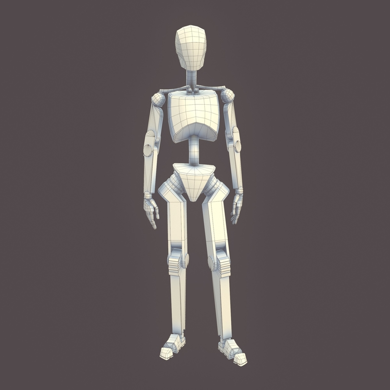 free mannequin male 3d model