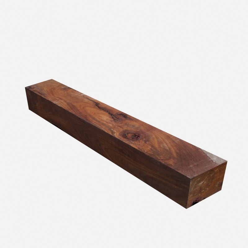 3d model wood plank