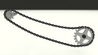3d model bicycle chain