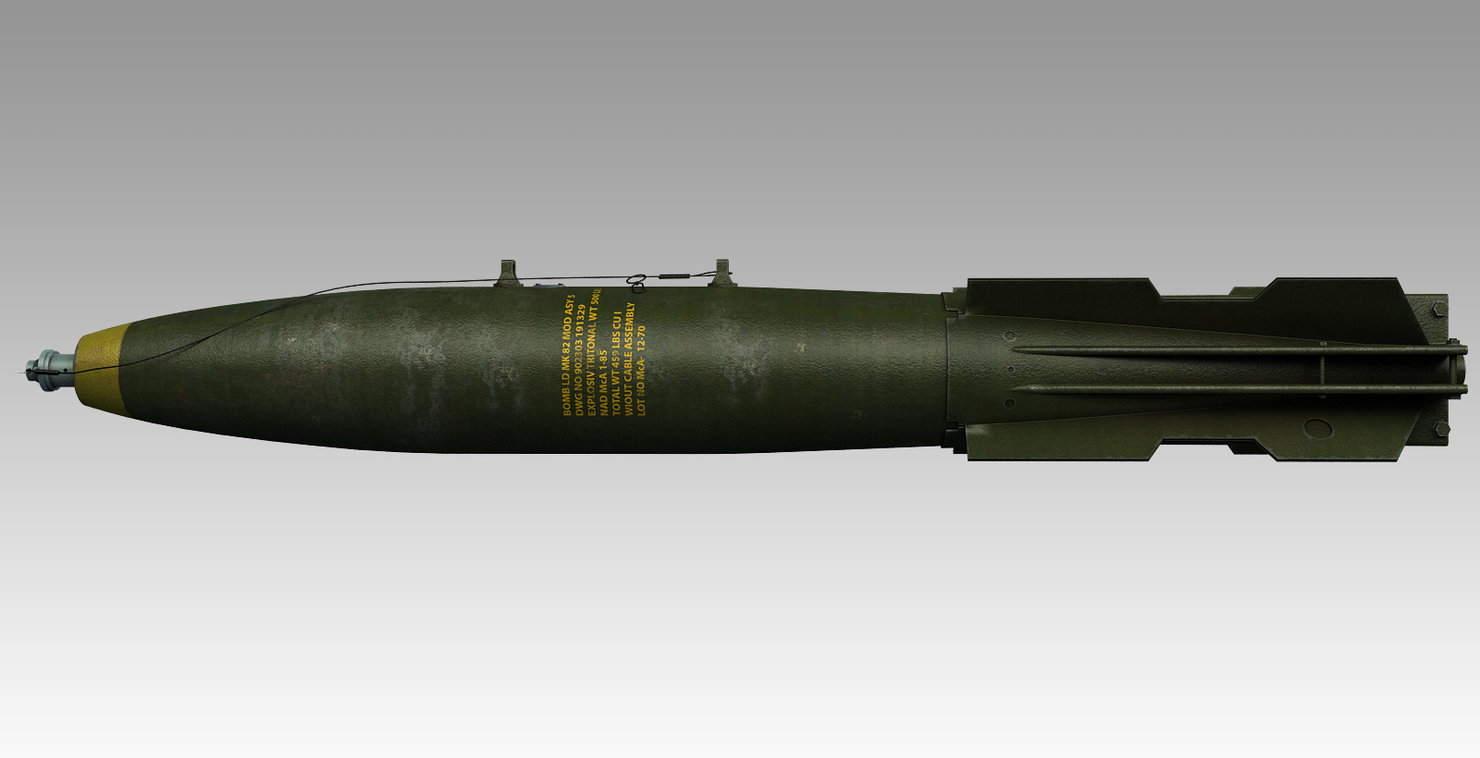 3d model bomb