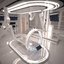 3d futuristic sci fi laboratory