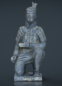 3d model terracota soldier