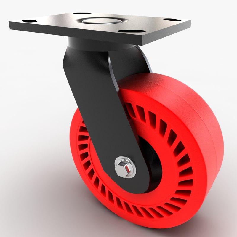 caster wheel 3d model