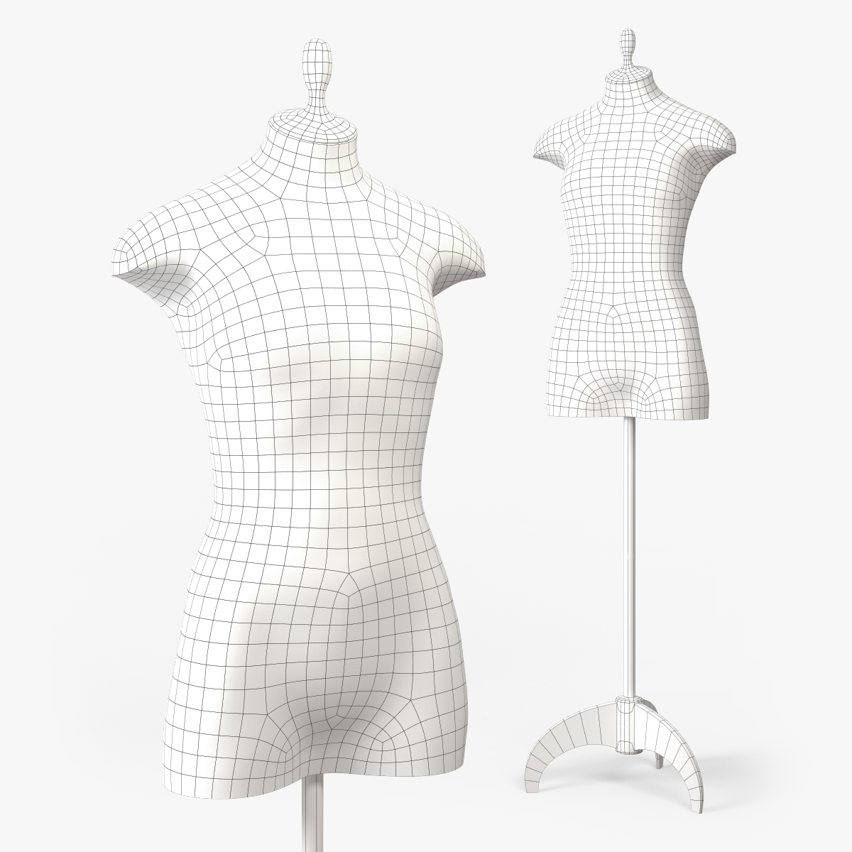 tailors dummies 3d model