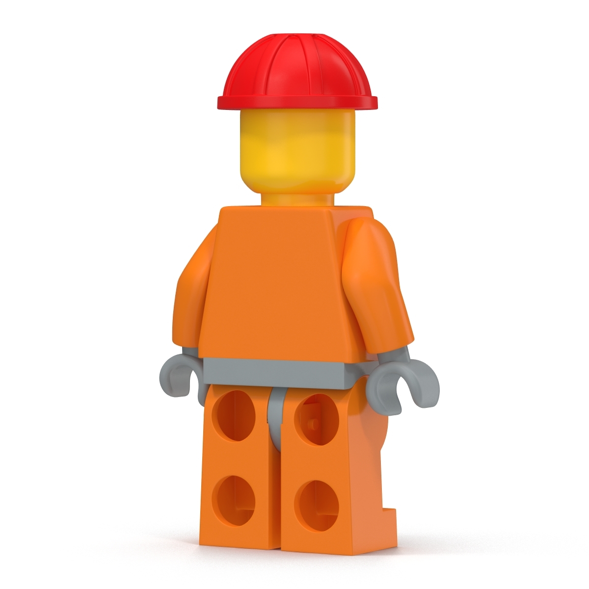 lego man builder 3d model