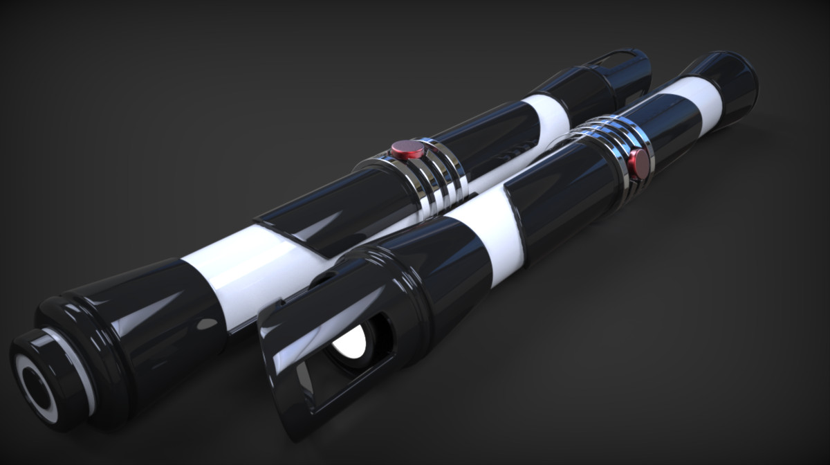 3d starkiller lightsabers model