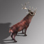 3d red deer stag 3 model