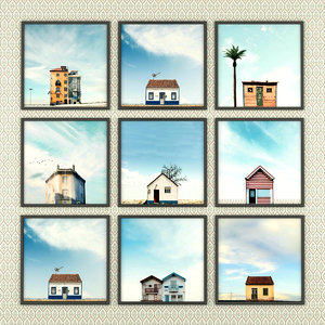 3d fbx set photos portuguese houses