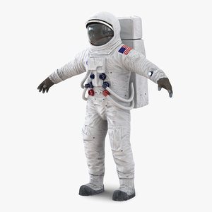 a7l apollo skylab spacesuit 3d model