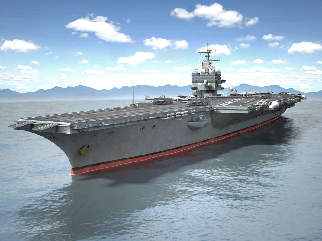 carrier-uss-enterprise-3d-max