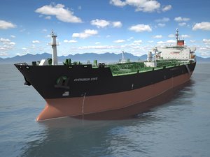 3d ship tanker l model
