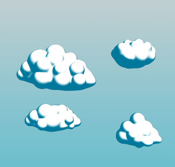 Download 3d cartoon clouds