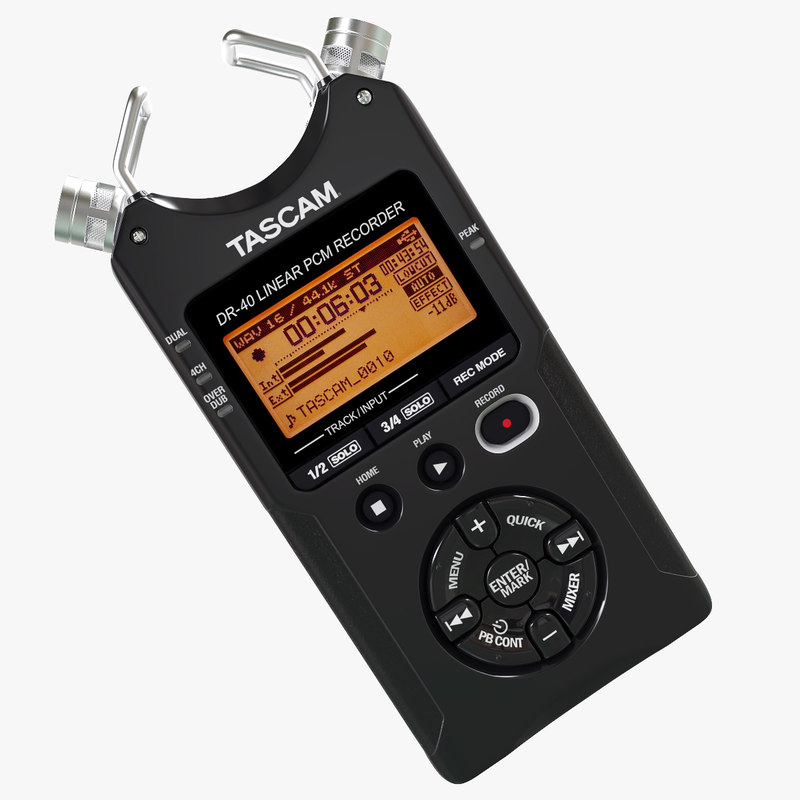 tascam dr 40 3d max