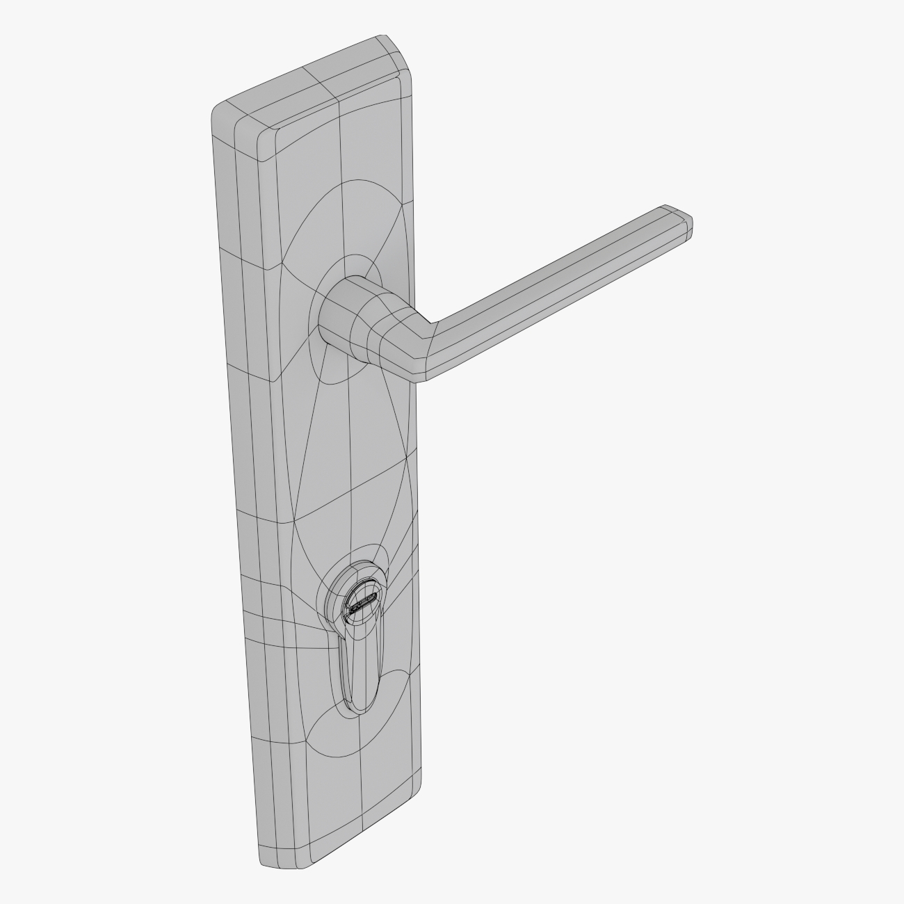 门锁3d模型