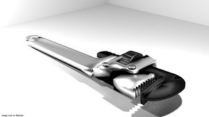 3d model wrench tool handtools