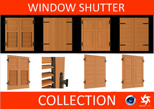 window shutters - 3d 3ds