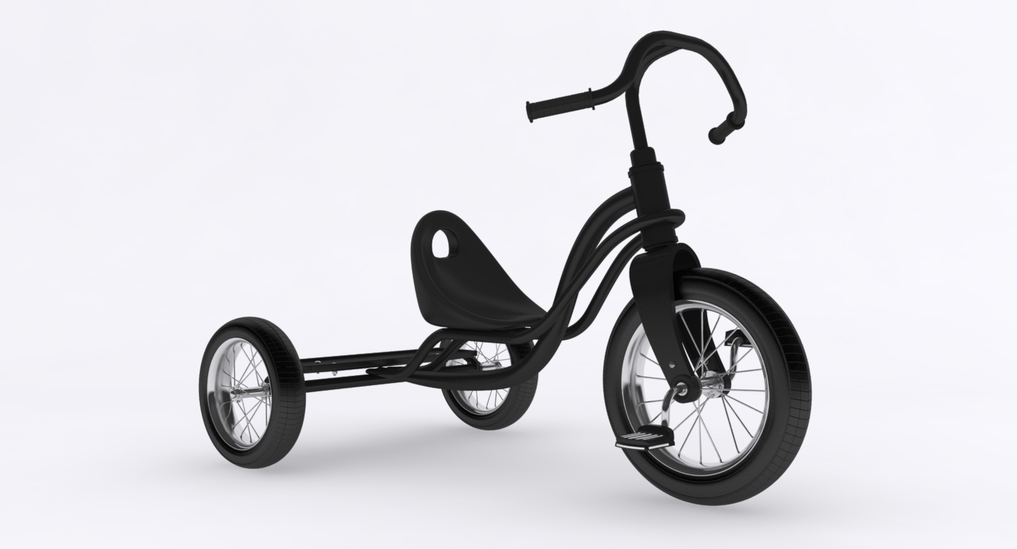 三轮车3d模型