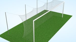 soccer goal 3d model