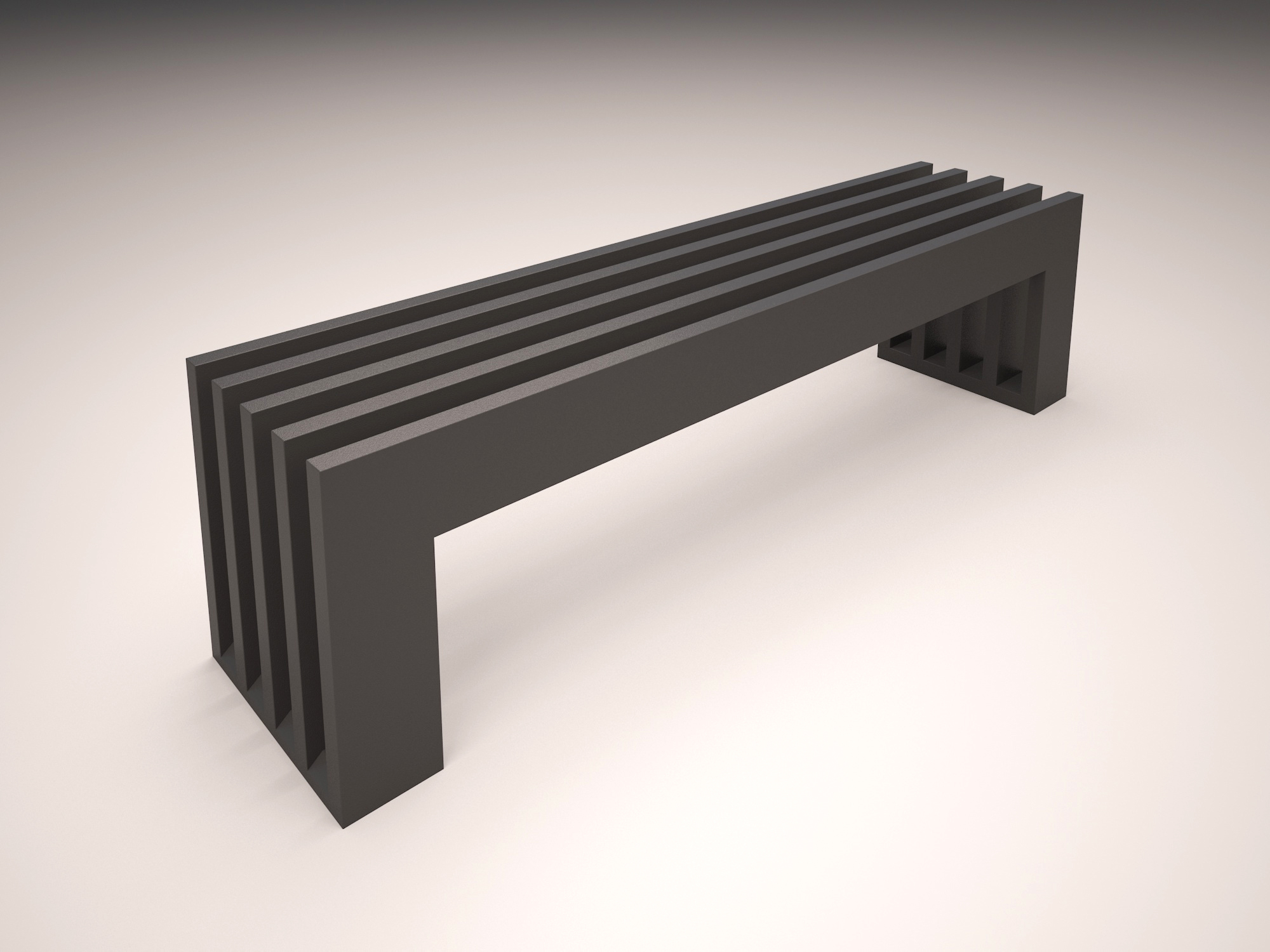 Radiator Bench 3ds