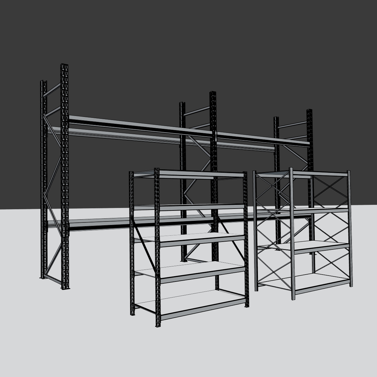 industrial rack pack x