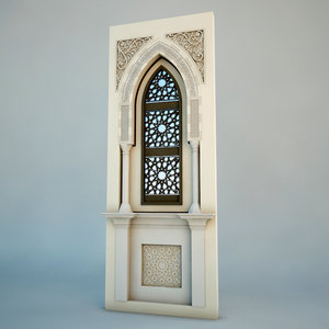 3d islamic arch model