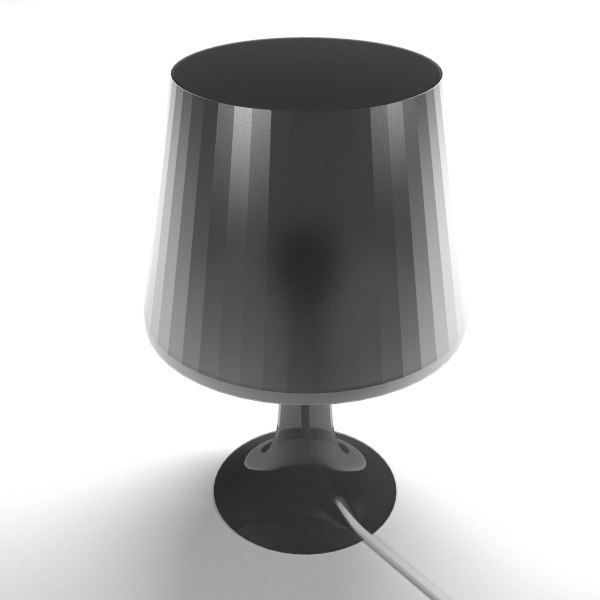 3d Model Ikea Lampan Table Lamp, Light Bulb For Ikea Lampan