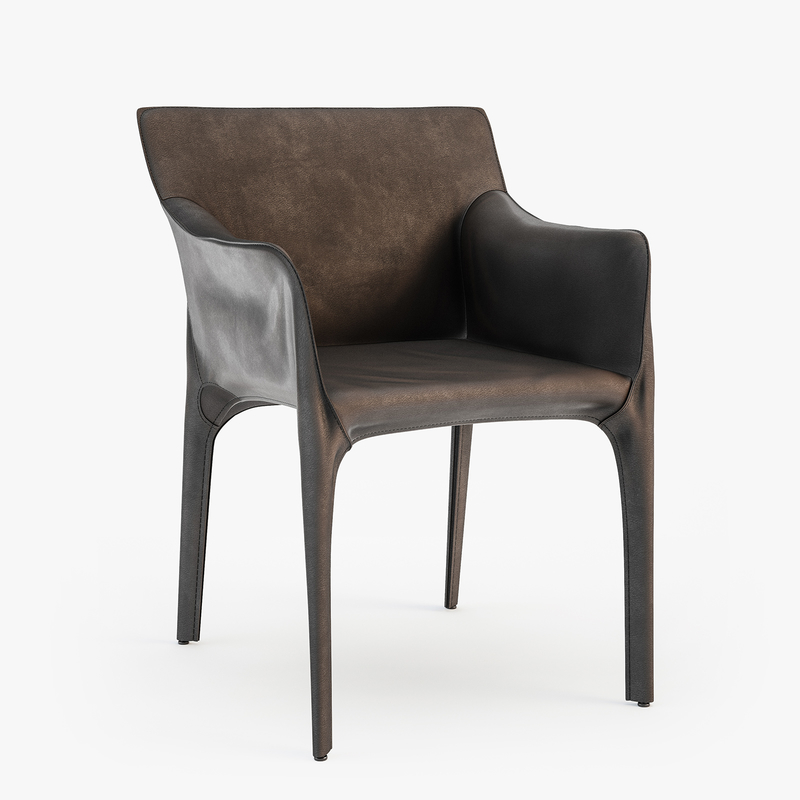 3d walter knoll saddle chair