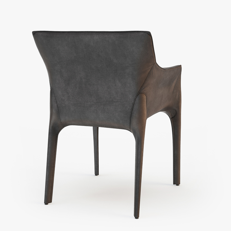 3d walter knoll saddle chair