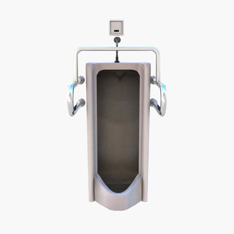  3d  model  urinal 