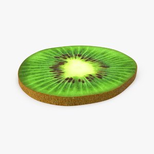 kiwi slice 3d model