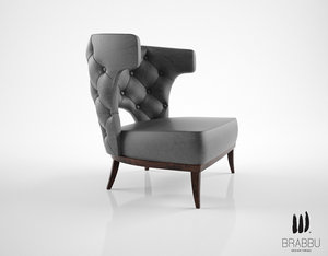 3d brabbu armchair model