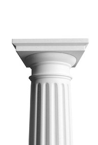 3d doric order column model