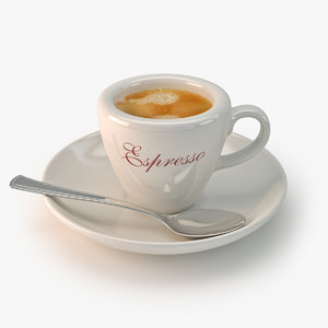 espresso cup 3d model