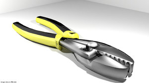 plier lineman tool 3d 3ds