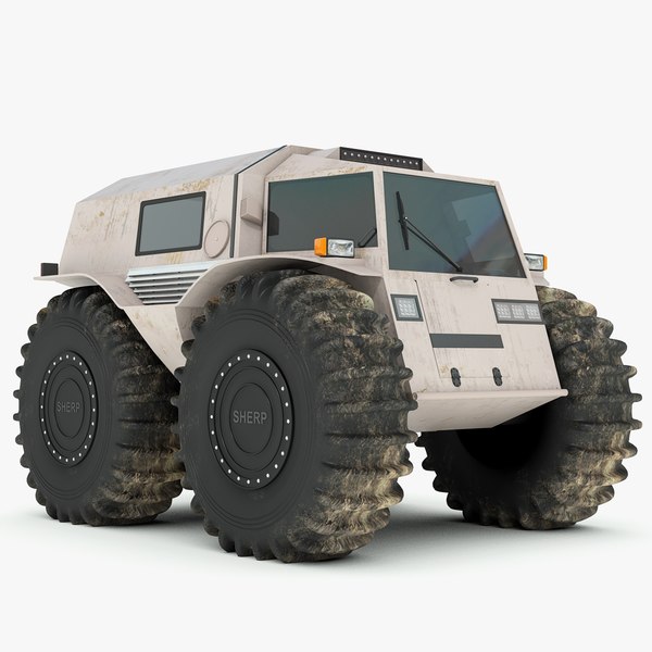 3d model russian sherp atv