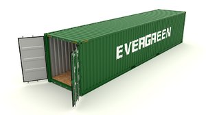 3d shipping container model