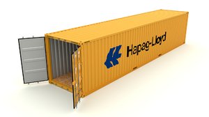 shipping container obj